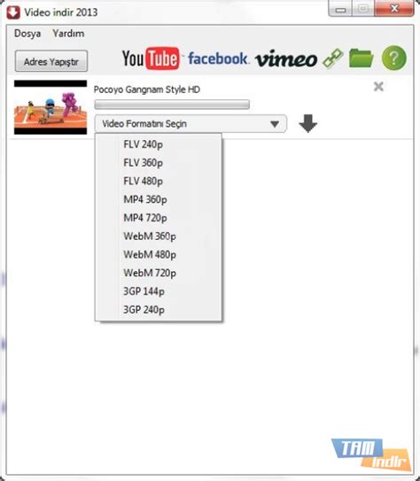Video İndir İndir Video İndirme Programı Tamindir