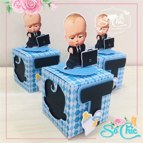 Imagenes con distintos hermosos diseños de baby shower. caixa cubo o poderoso chefinho no Elo7 | So Chic ...