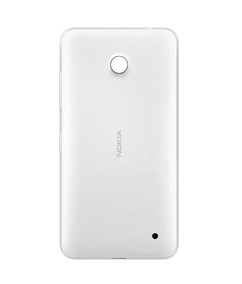 Nokia Original Back Panel For Nokia Lumia 630 White Plain Back