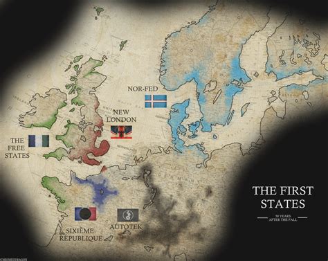 Post Apocalyptic Map Of Europe I Made Imaginarymaps