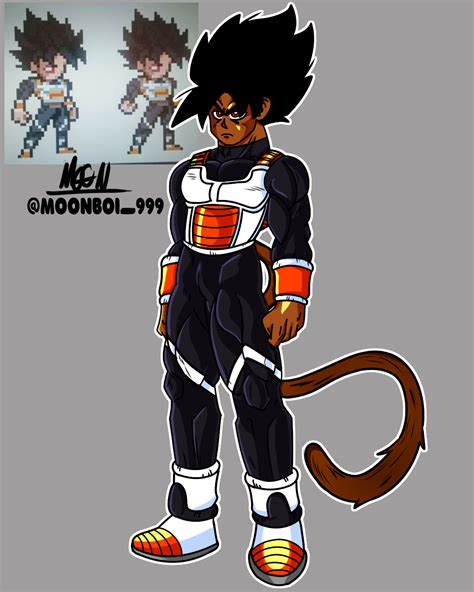 An Old Saiyan Oc I Made Drawn In My Current Style His Name Is Leeck