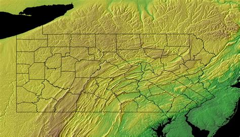 Topographic Maps Creek Connections Allegheny College Meadville Pa