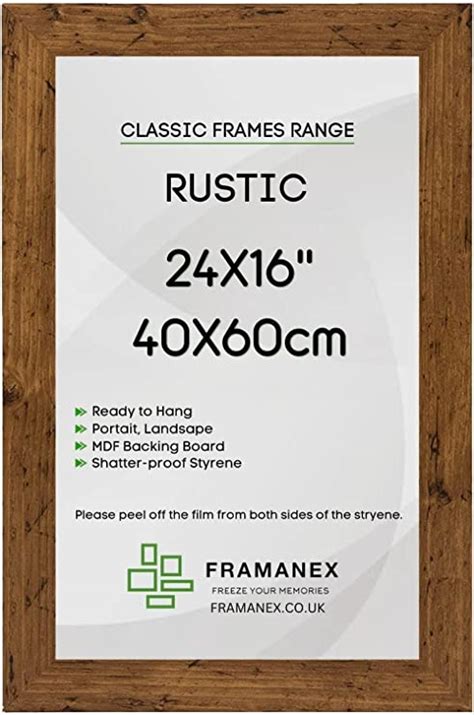 Framanex Modern Rustic Colour 24x16 Picture Photo Poster Frames 16x24