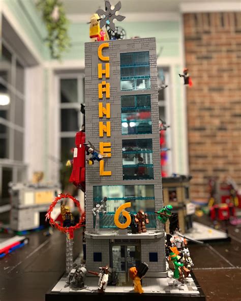 I built the Channel 6 News building from TMNT : r/TMNT