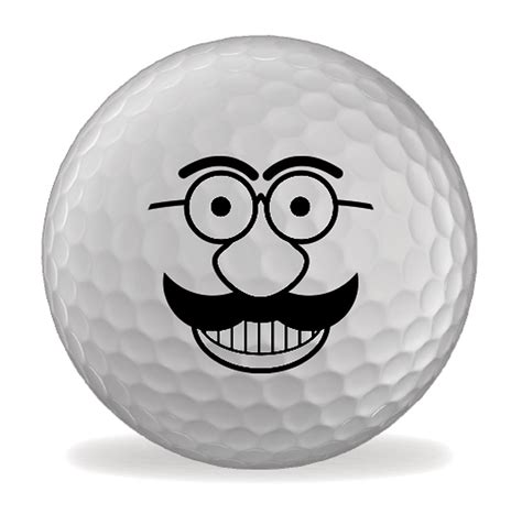 Silly Face Printed Golf Balls Fun Novelty Etsy