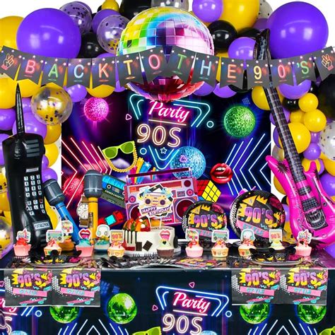 Turn Back Time With These 90s Theme Party Decorations Get Inspired Here