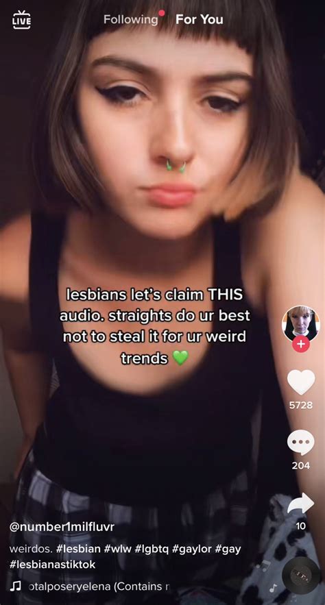 now you see me visibility of the lesbian identity on tiktok inc longform