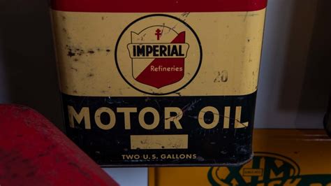 Imperial Motor Oil 2 Gallon Oil Can At From The John Parham Estate