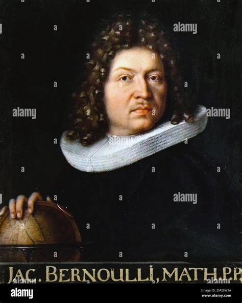 Jacob Bernoulli 1655 1705 Mathematician Stock Photo Alamy