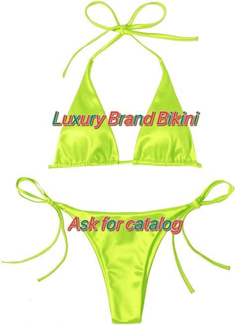 Women Sexy Thong Swimsuit Designer Print Bikini Set Swimwear Wholesale Replicas Branded Sexy