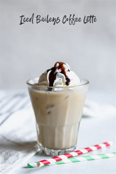 Fill two rocks glasses halfway with coffee ice cubes and top with the coffee mixture. Iced Baileys Coffee Latte - Sweetphi | Recipe | Baileys ...