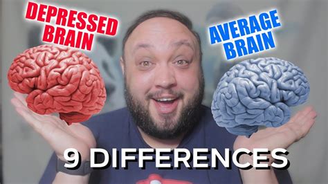 9 Depression Brain Differences Depressed Brain Vs Normal Brain Youtube