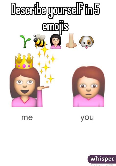 Describe Yourself In 5 Emojis