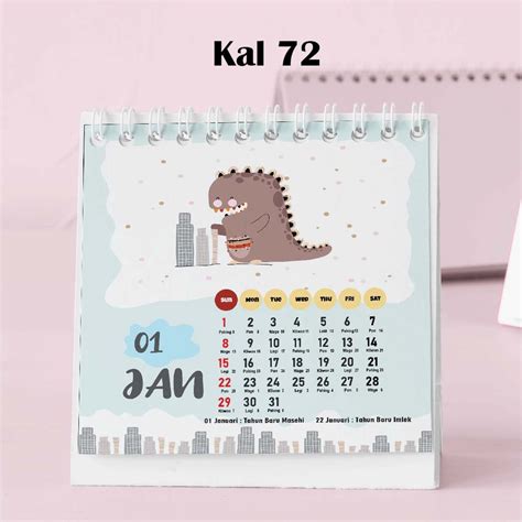 Jual Artomaringi Kalender Mini 2024 Kalender Meja 2024 Custom Kal72