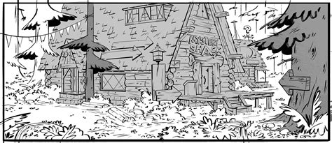 Ian Worrel - Gravity Falls art direction and background art