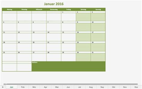 Monatsplan Excel Vorlage Wunderbar Monatskalender 2016 Vorlage Ideen