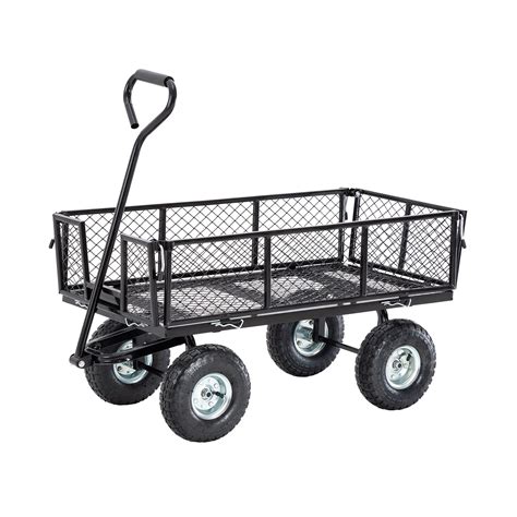 Buy Glitzhome Heavy Duty Steel Utility Cart 550 Lbs Capacity Outdoor