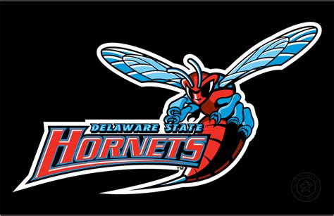 Delaware State Hornets Primary Dark Logo Ncaa Division I D H Ncaa