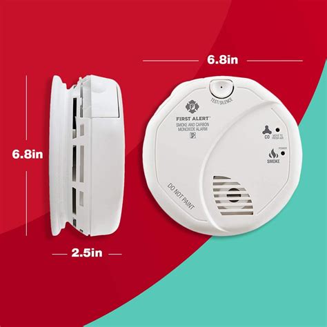First Alert Powered Alarm Sco5cn Combination Smoke And Carbon Monoxide
