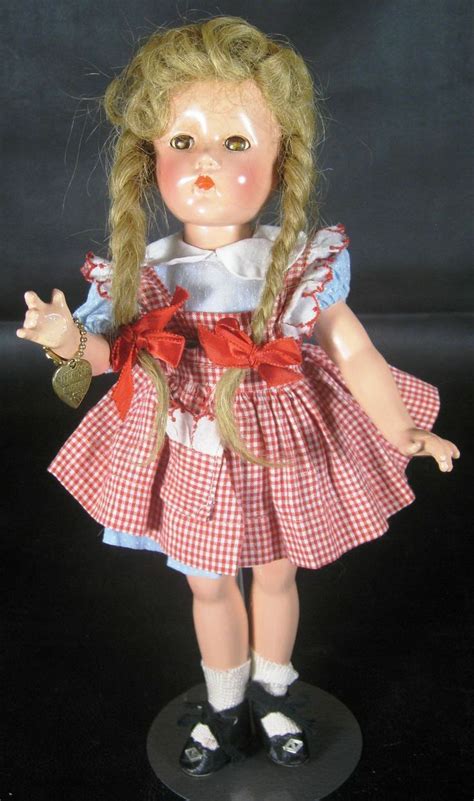 Vintage 1940s Effanbee Suzanne Composition Doll All Original W