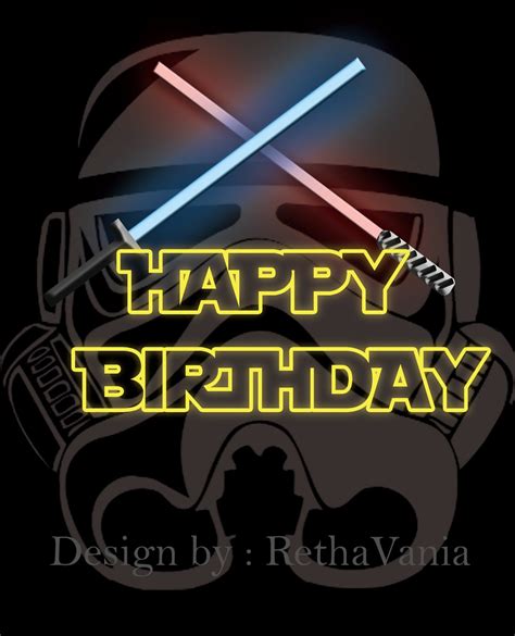Star Wars Happy Birthday Greetings
