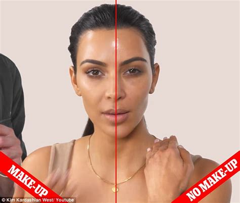 Kim Kardashian Challenges Make Up Pro To Contour Face Off Daily Mail