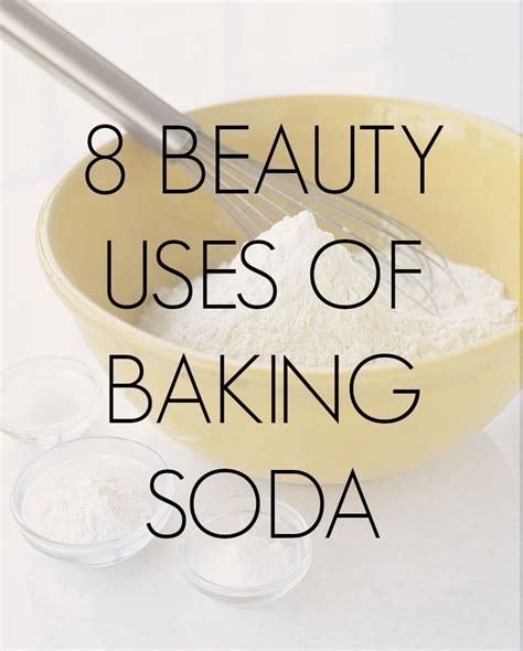 8 Innovative Beauty Uses For Baking Soda Baking Soda Uses Baking