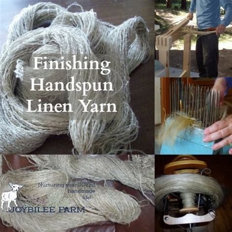 Finishing Handspun Linen Yarn Linen Yarn Spinning Yarn Spinning Wool