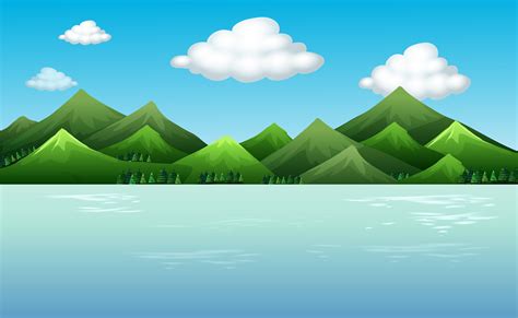 Background Scene With Mountains And Lake 304293 Download
