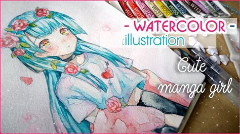 Epic Anime Watercolor Art