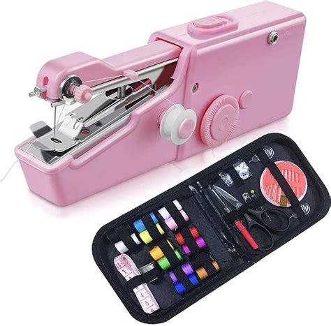 Portable Sewing Machine Handheld Small Mini Sewing Machine Kit For