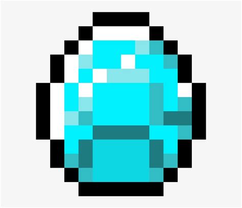 Minecraft Diamond Pixel Art