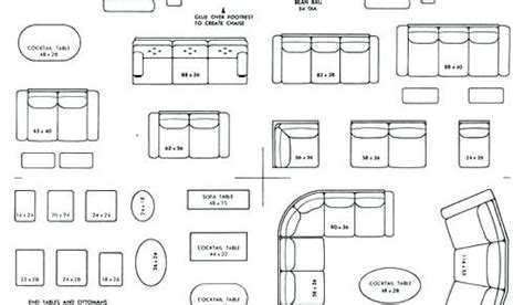 1 4 Inch Scale Furniture Templates Printable Free Printable Templates