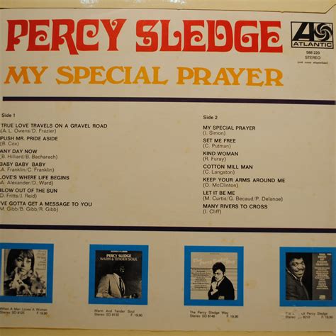 Percy Sledge My Special Prayer