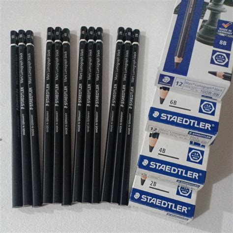 Jual Pensil Sketsa Satuan 2b 8b Staedtler Premium Staedtler 2b 8b