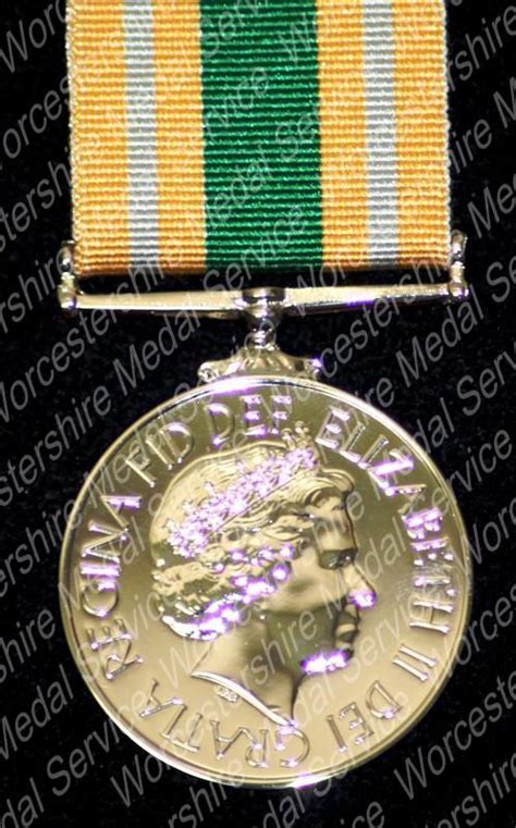 Worcestershire Medal Service Civilian Service Medal Afghanistan