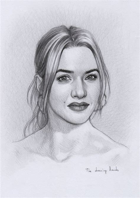 Kate Winslet By Thedrawinghands First Pinned To Celebrity Art Board Here