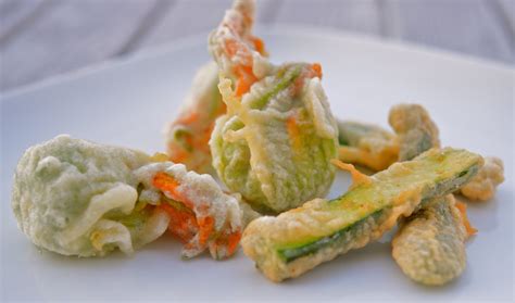 To make the lemon salt, place the salt and lemon rind in a small bowl and rub together with your fingertips to combine. Herb Ricotta Stuffed Zucchini Flowers | Zucchini flowers ...