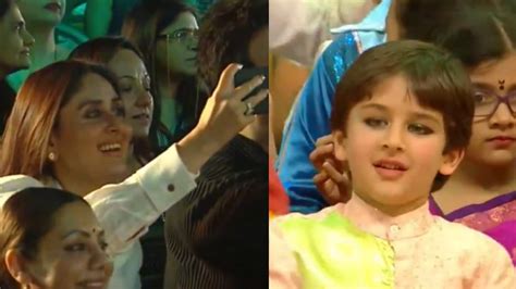 Kareena Kapoor Karan Johar Smile Big As Taimur Performs At School Event Bollywood Hindustan