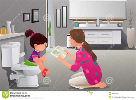 We do not own, produce or host the videos displayed on this website. Girl Doing Potty Training With Her Mother Watching Stock ...