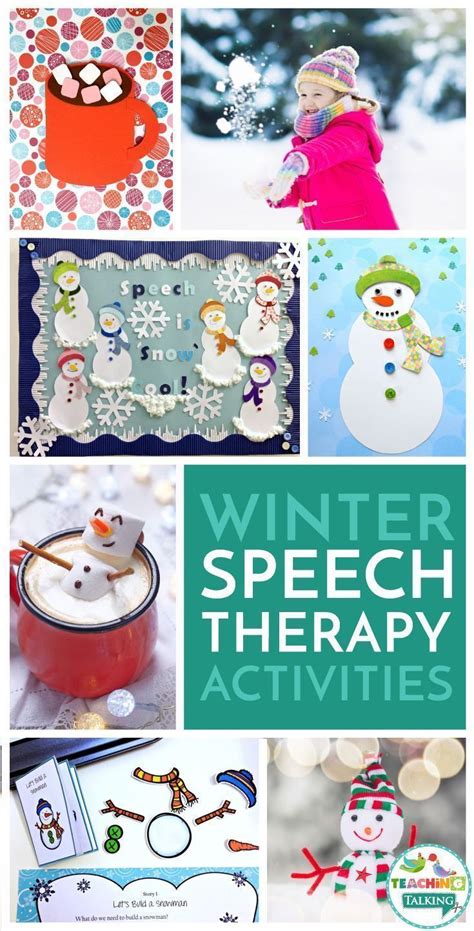 Winter Speech Therapy Activities Archives Teaching Talking A