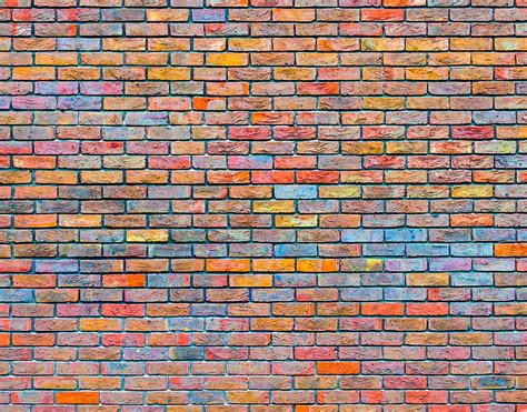 Colorful Brick Wall Texture Photograph By Dutourdumonde Photography