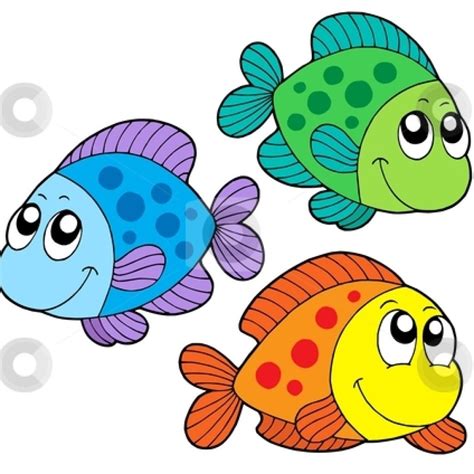 Printable Colorful Fish Clipart