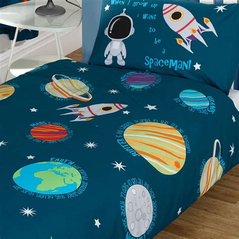 Reversible unicorns polycotton cot/junior/toddler bed duvet cover and pillowcase set (junior/toddler. SOLAR SYSTEM PLANETS BOYS JUNIOR DUVET COVER SET ...