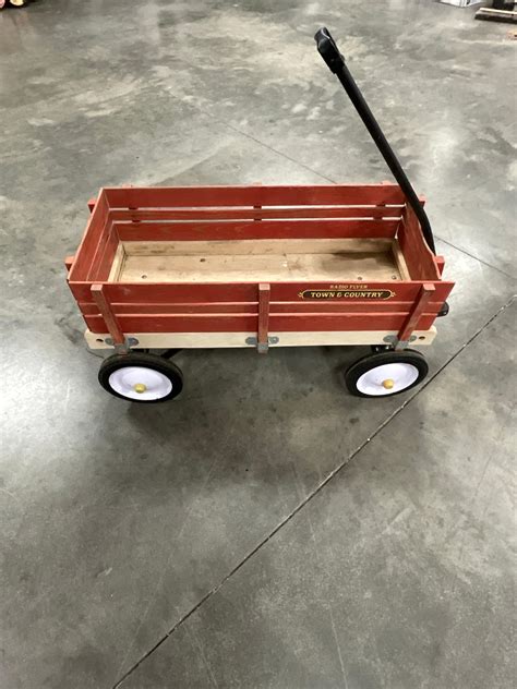 Lot Radio Flyer Town And Country Wagon