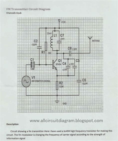 Fm Stereo Transmitter Circuit Diagram
