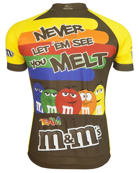 Team Mandms Cycling Jersey Mens Stripe Brainstorm Gear Mandm Mandms Candy