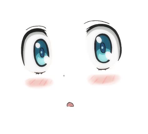 Shy Anime Face Png