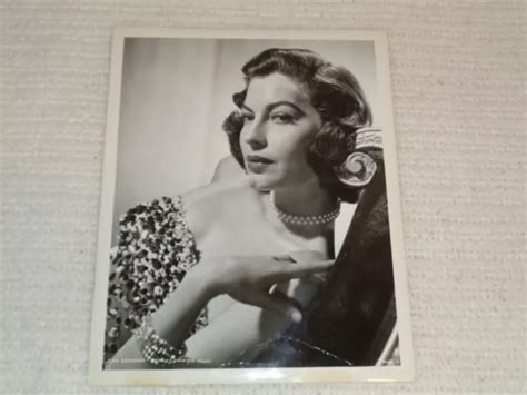 Vintage Original Ava Gardner Mgm Rare Bandw Classic Hollywood Photograph