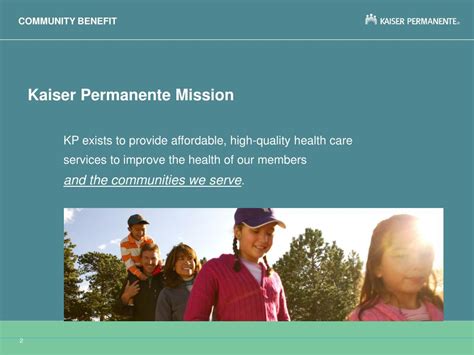 Ppt Community Benefit Kaiser Permanente And The Communities We Serve